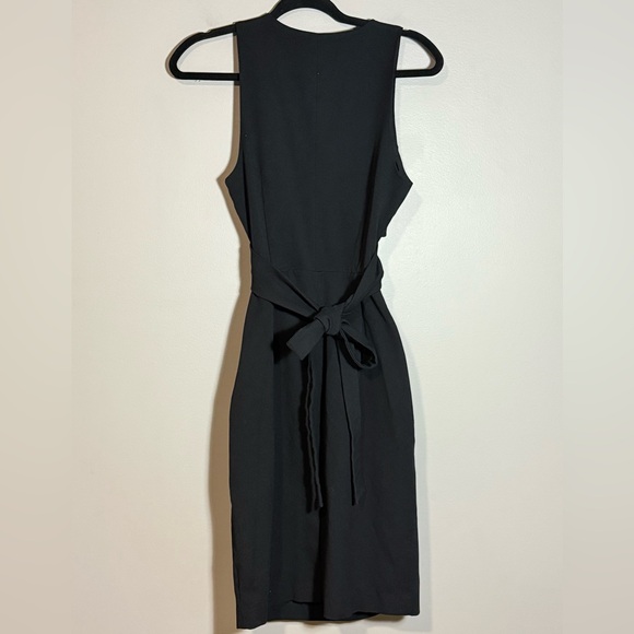 Wilfred Wrap Dress in Black, Size 6 - Picture 2 of 7